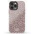 Nude Leopard Custom Monogram iPhone Case
